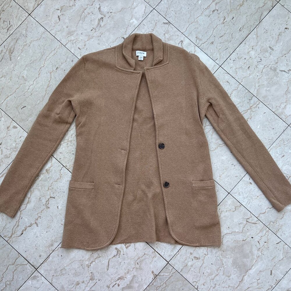 Jcrew Sweater-blazer | Camel | Size XXS